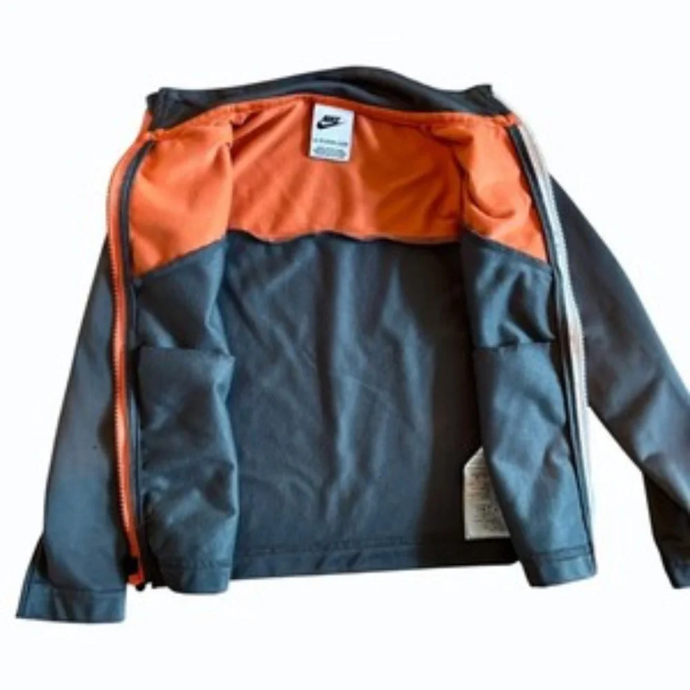 Nike Boys Gray Orange Jacket Size‎ 4 Toddler